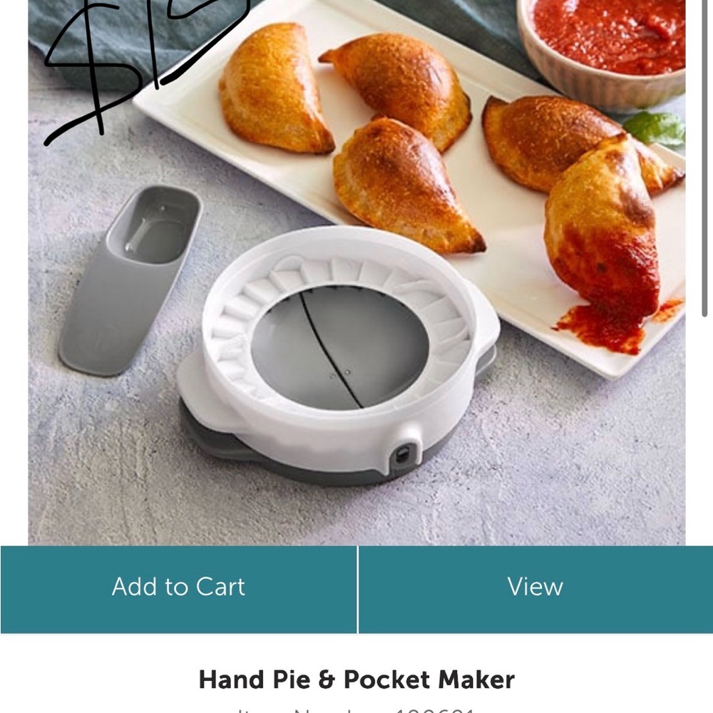 Hand Pie & Pocket Maker - White and Gray